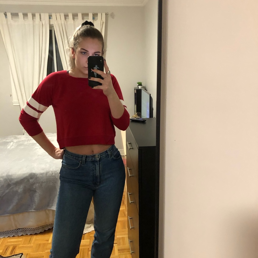 Red Crop Top